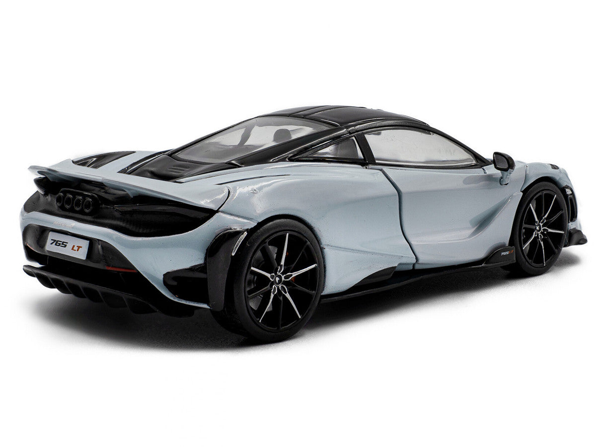 2020 McLaren 765LT Ceramic Gray with Black Top 1/43 Diecast Model Car by Solido